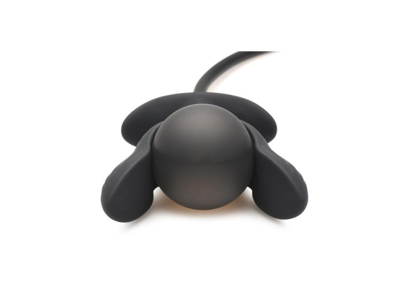 Dark Pearl Plug Anal con Inflado y Vibracion con Control Remoto