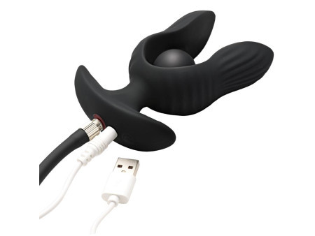 Dark Pearl Plug Anal con Inflado y Vibracion con Control Remoto