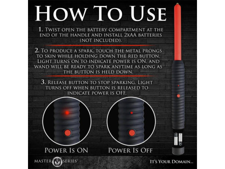 Spark Rod Varita con Electro shock