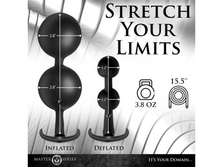 Ass Rattler Bolas Anales con Inflado y Peso