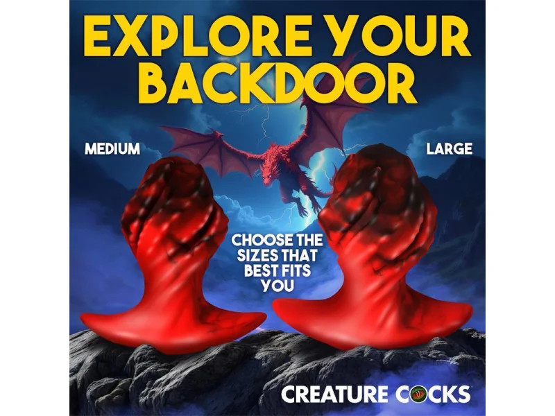 Dragonspawn Plug Anal Silicona Talla L