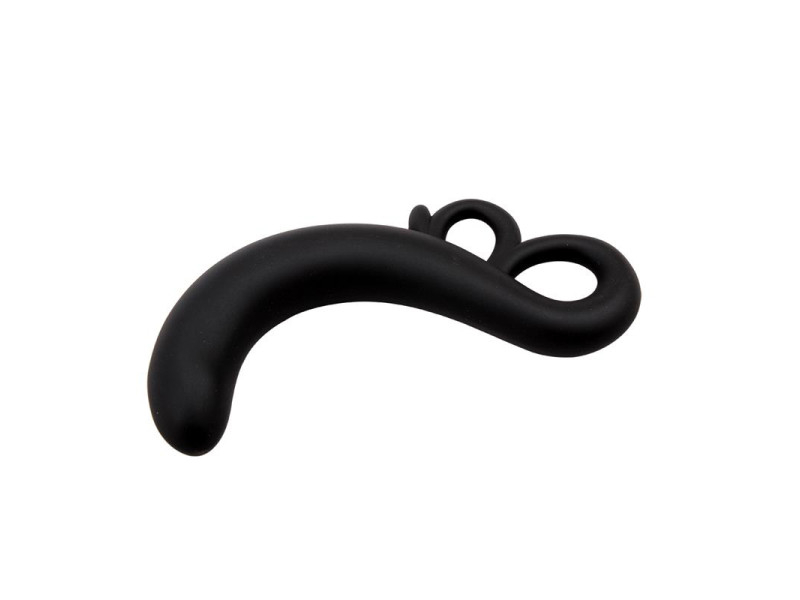 Estimulador Punto G Two Finger Silicona Negro