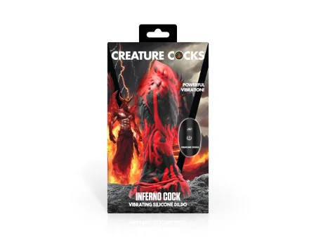 Inferno Cock Dildo con Vibracion con Control Remoto