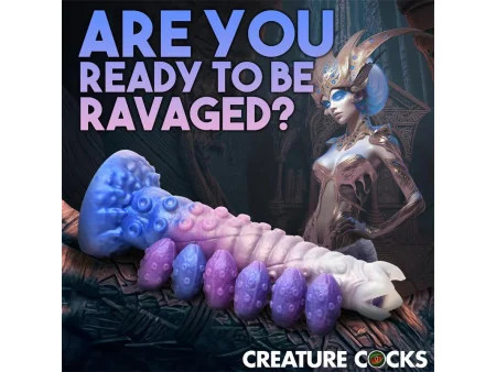 Tenta Queen Dildo Ovipositor con 6 Huevos