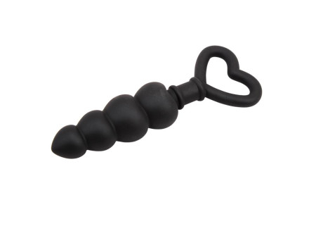 Mini Cadena Anal 156 x 34 cm Silicona Negro