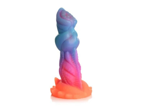 Aqua Cock Dildo Brilla en la Oscuridad Silicona