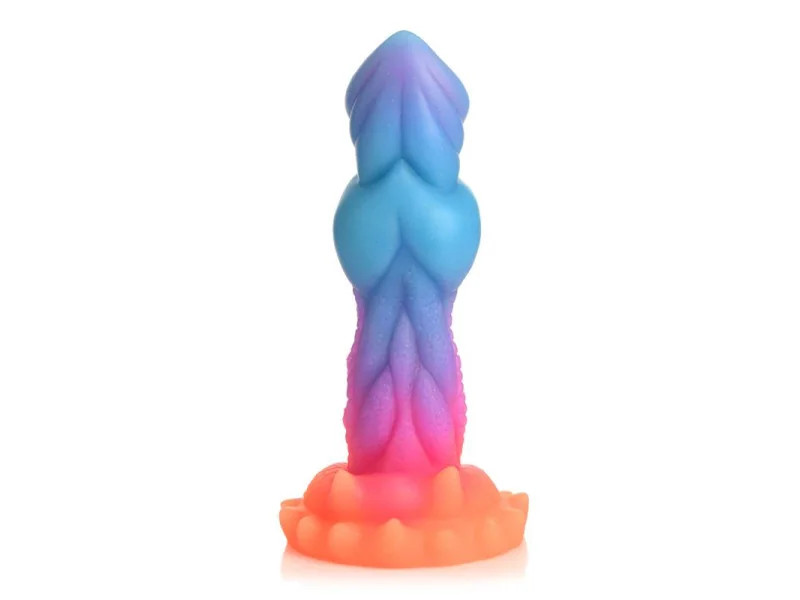 Aqua Cock Dildo Brilla en la Oscuridad Silicona