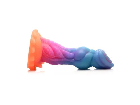 Aqua Cock Dildo Brilla en la Oscuridad Silicona
