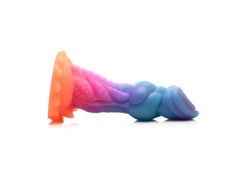 Aqua Cock Dildo Brilla en la Oscuridad Silicona