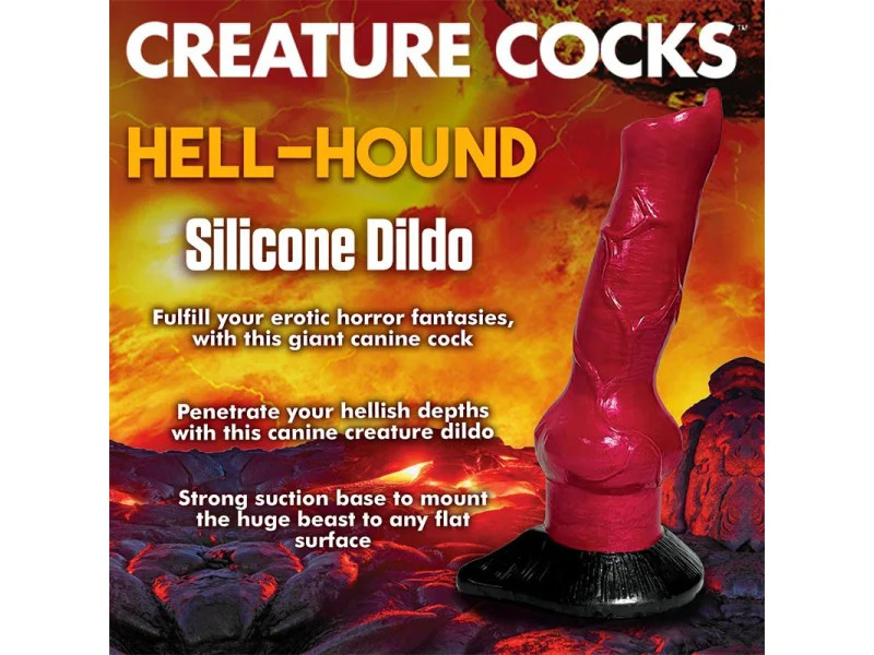 Hell Hound Dildo Silicona 19 cm 75