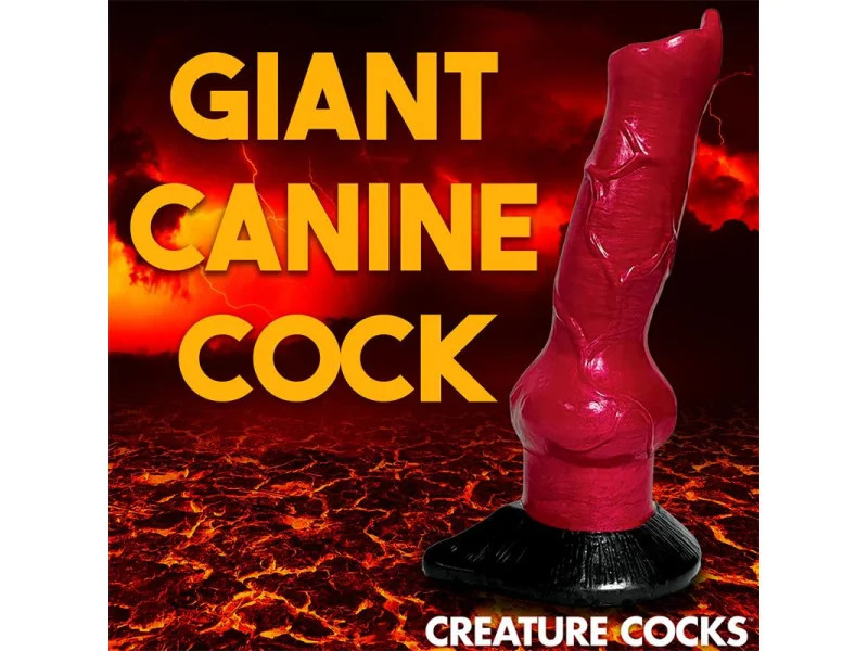 Hell Hound Dildo Silicona 19 cm 75