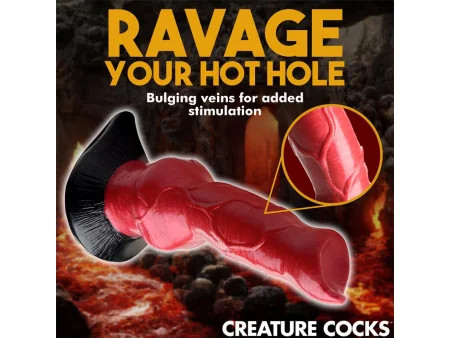 Hell Hound Dildo Silicona 19 cm 75
