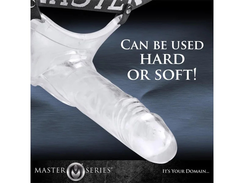 Grand Mamba XL Suspensorio con Dildo Hueco Transparente