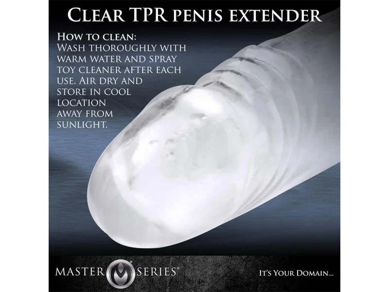 Grand Mamba XL Suspensorio con Dildo Hueco Transparente