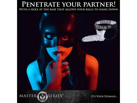 Grand Mamba XL Suspensorio con Dildo Hueco Transparente