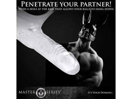 Grand Mamba XL Suspensorio con Dildo Hueco Transparente