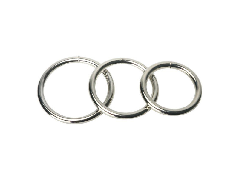 Trine Set 3 Anillos de Acero