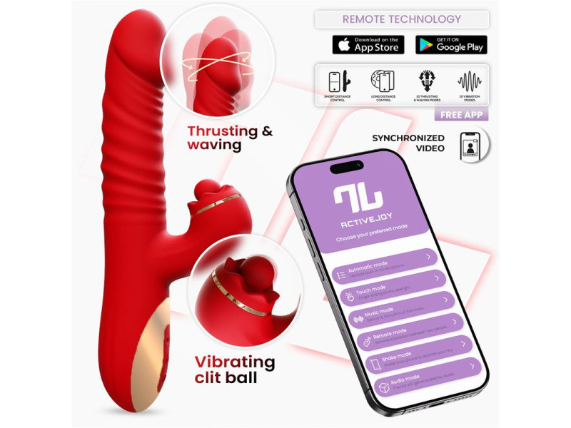 Ascen Vibrador con Thrusting y Waving y APP USB Magnetico Ascen Vibrador con Thrusting y Waving y APP USB Magnetico