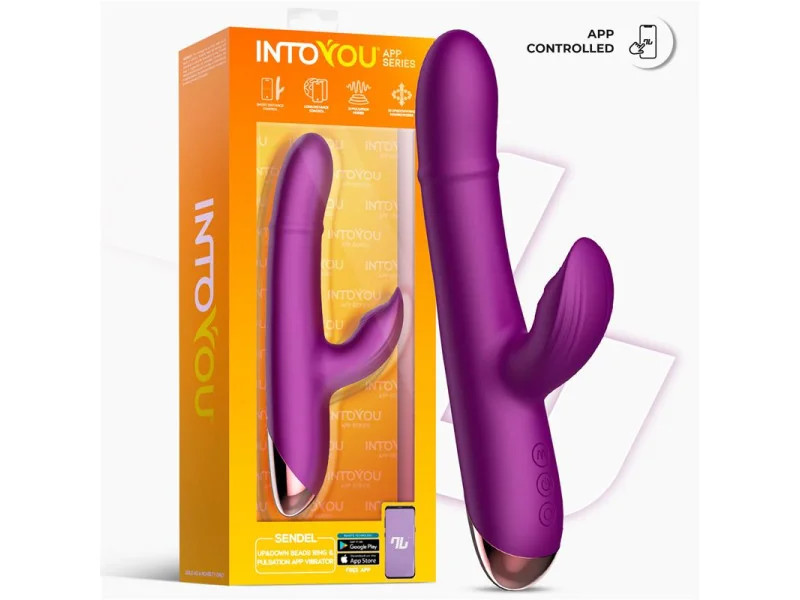Sendel Vibrador con Anillo de Bolas Internas Up and Down y Pulsacion con App