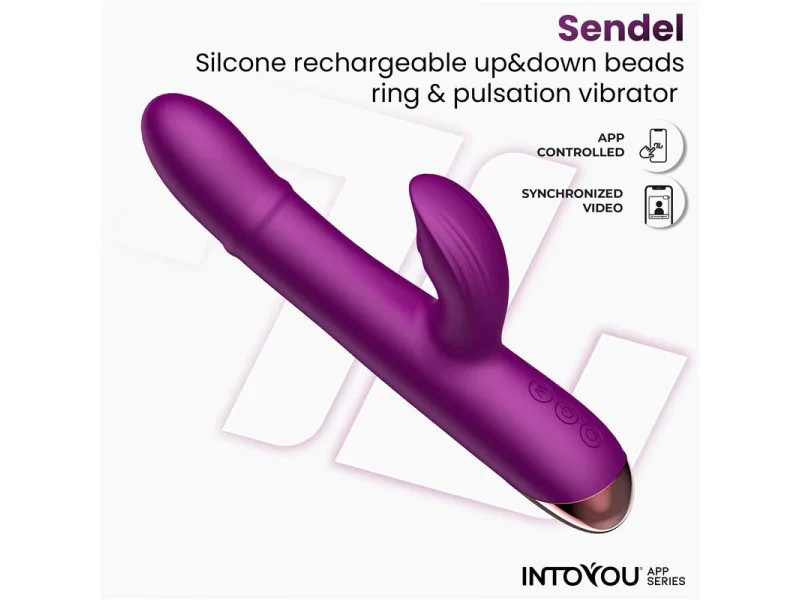 Sendel Vibrador con Anillo de Bolas Internas Up and Down y Pulsacion con App