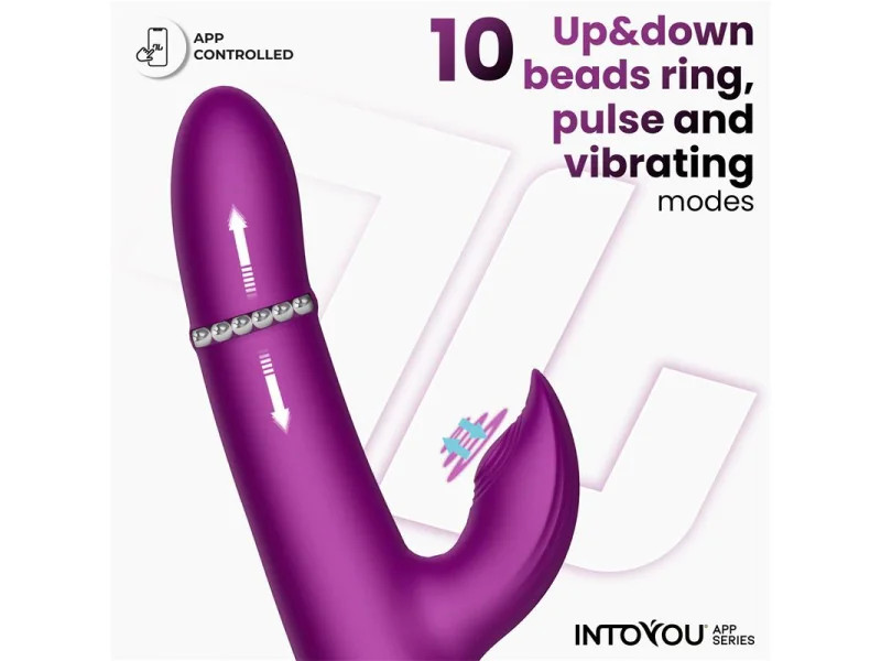 Sendel Vibrador con Anillo de Bolas Internas Up and Down y Pulsacion con App