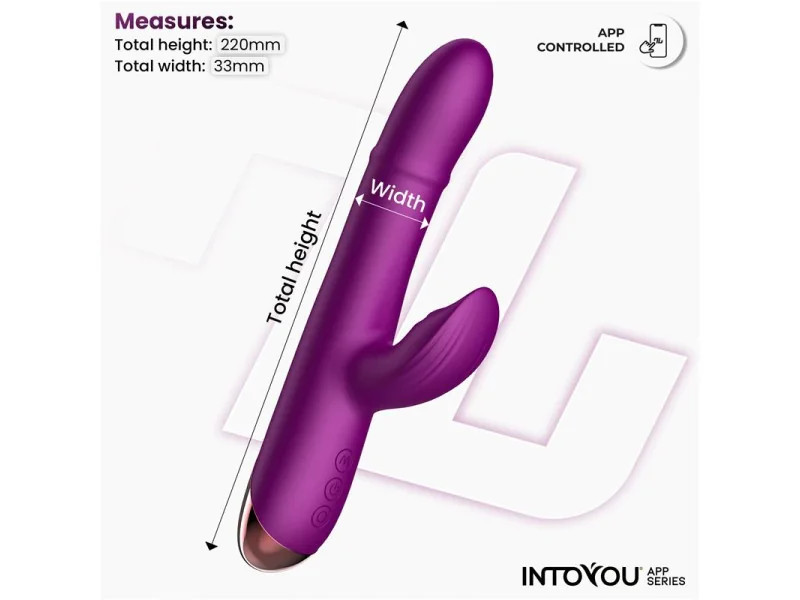 Sendel Vibrador con Anillo de Bolas Internas Up and Down y Pulsacion con App