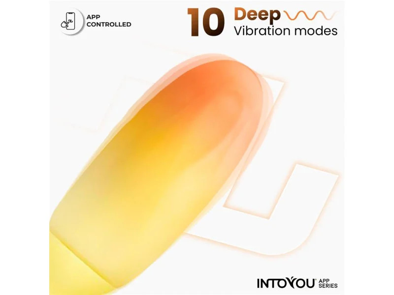 Huevo Silicona Doble Capa con APP Amarillo Naranja