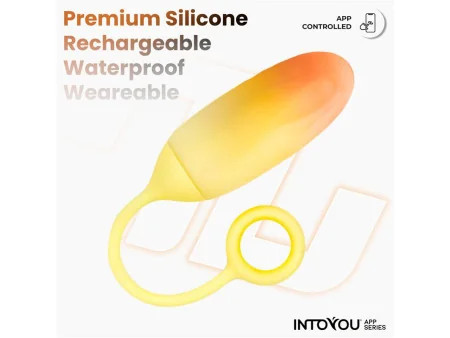 Huevo Silicona Doble Capa con APP Amarillo Naranja