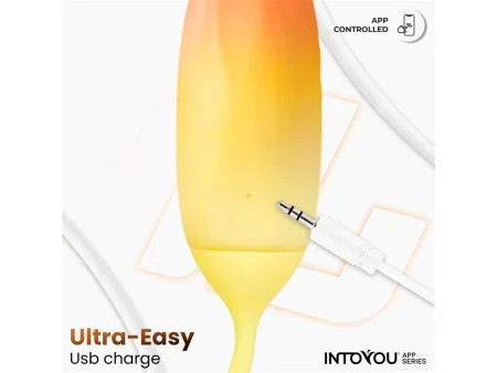 Huevo Silicona Doble Capa con APP Amarillo Naranja