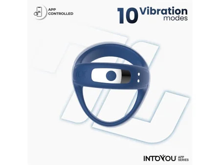 Rank Anillo Vibrador con App Azul Rank Anillo Vibrador con App Azul