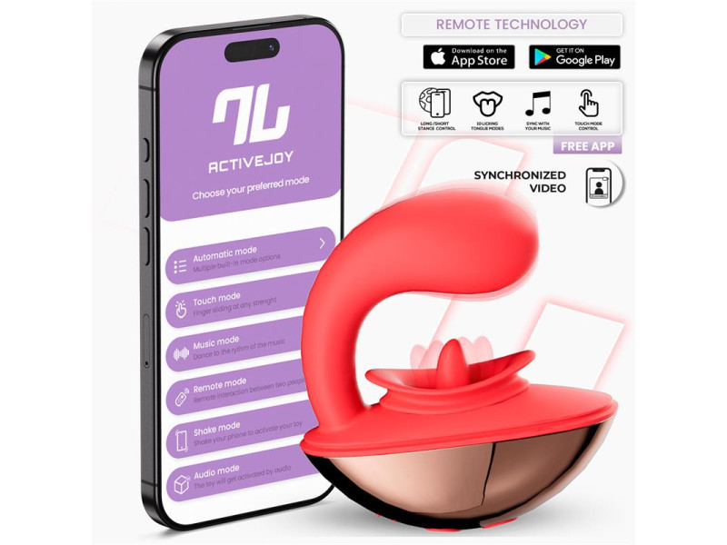 Rondy Estimulador con Vibracion y Lengua con App