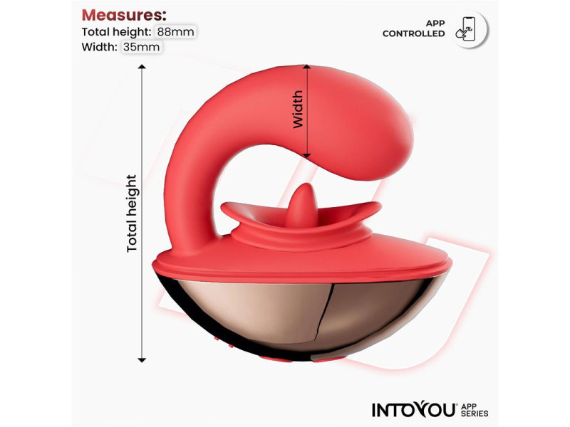 Rondy Estimulador con Vibracion y Lengua con App