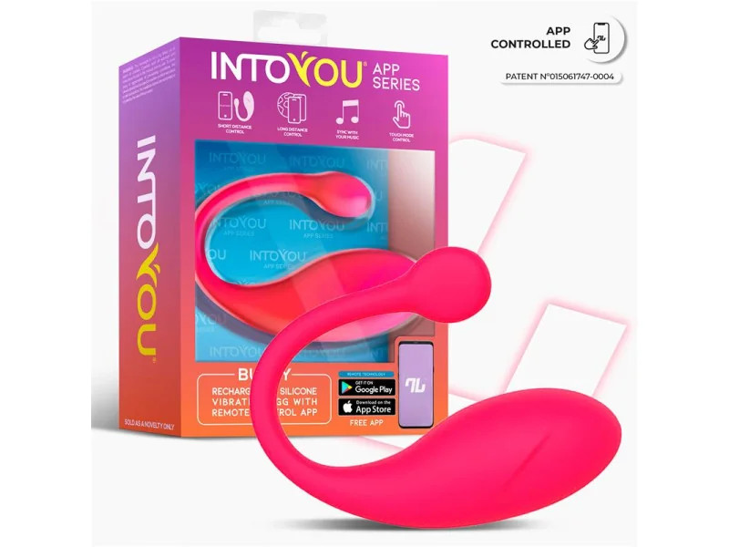 Bulby Huevo Vibrador con APP Rosa Intenso