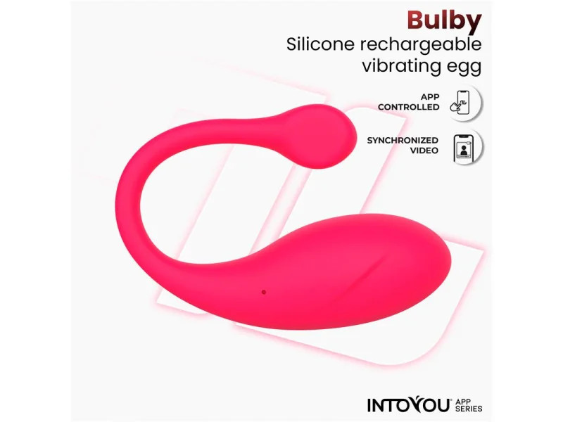 Bulby Huevo Vibrador con APP Rosa Intenso