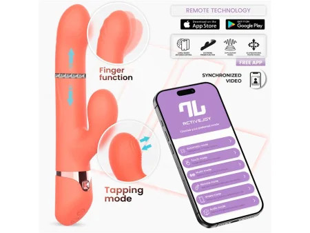 Mindy Vibrador con Anillo de Bolas Up and Down Finger y Pulsacion con APP Mindy Vibrador con Anillo de Bolas Up and Down Finger y Pulsacion con APP