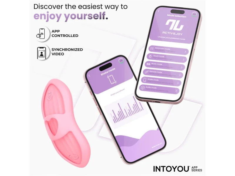 Laia Estimulador de Dedo con Calor y Funda con APP Rosa