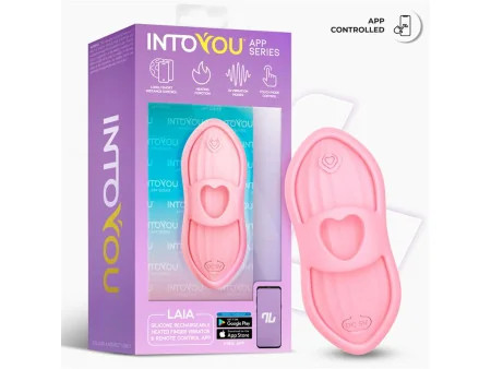 Laia Estimulador de Dedo con Calor y Funda con APP Rosa