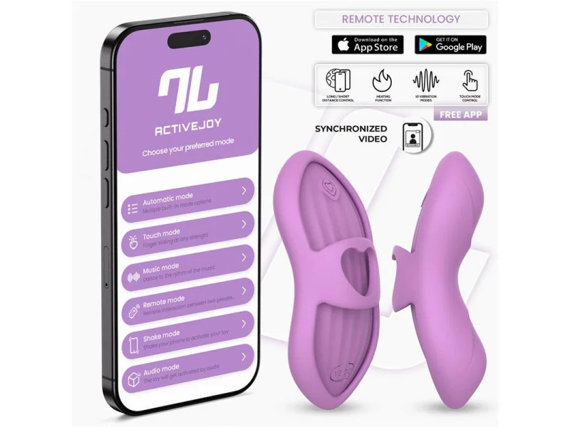 Laia Estimulador de Dedo con Calor y Funda con APP Lavanda