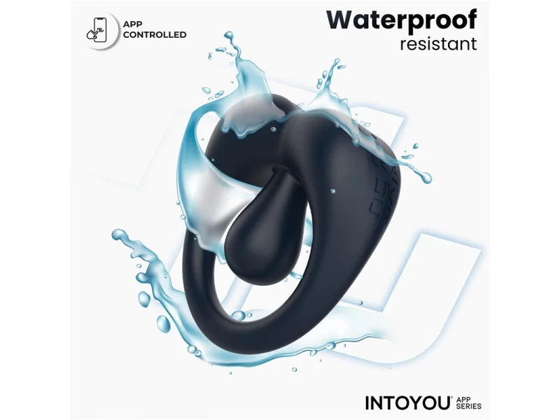 Kenny Anillo Vibrador con Estimulador de Clitoris y APP Azul Noche