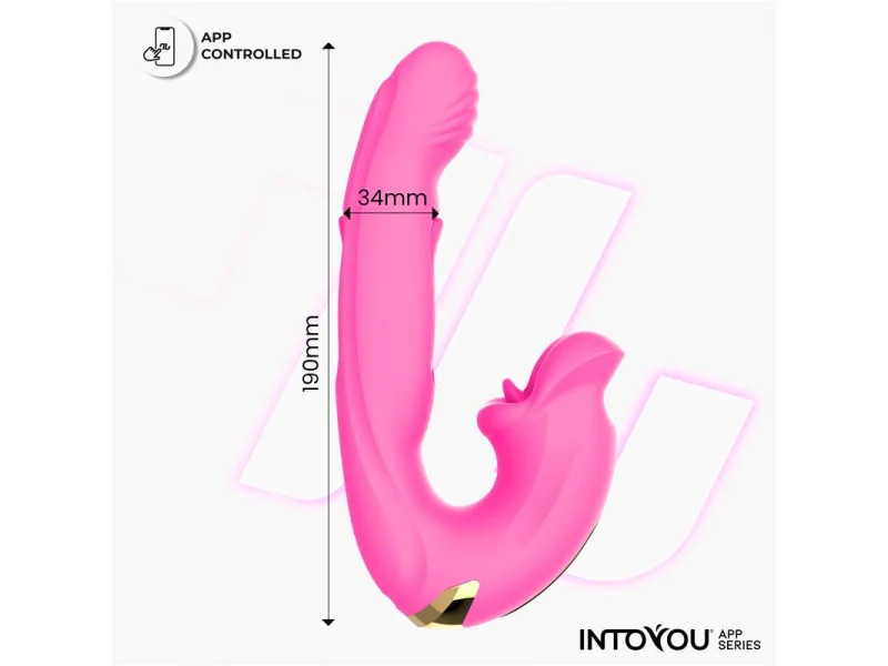 Bimby Vibrador con Mordisqueo y Lengua Doble Tapping con APP