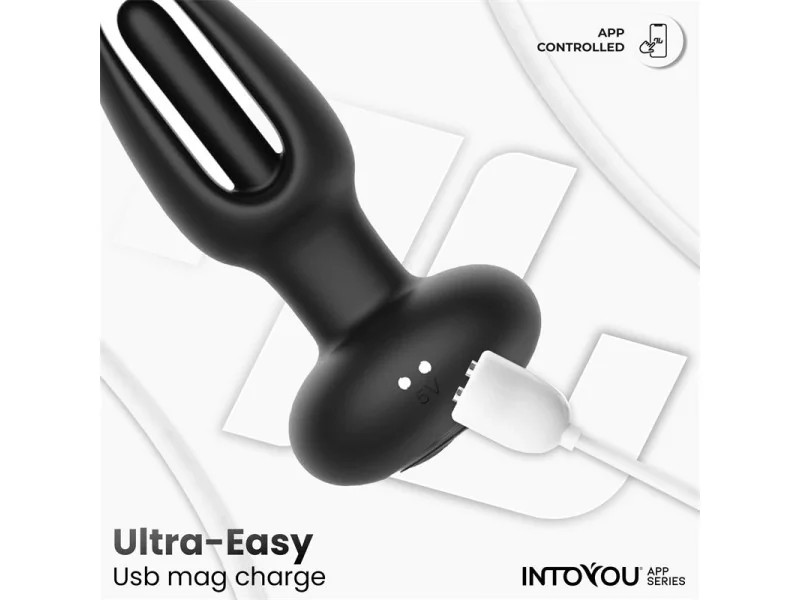 Zack Plug Anal con Flipping Tongue y Vibracion con App