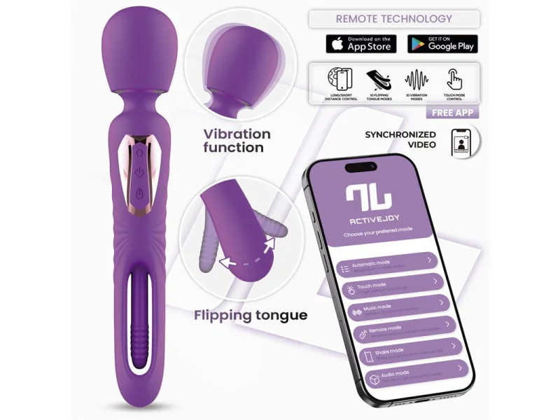 Salma Masajeador con Flipping Tongue y Vibracion con App Salma Masajeador con Flipping Tongue y Vibracion con App