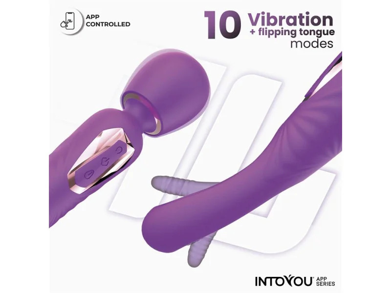 Salma Masajeador con Flipping Tongue y Vibracion con App