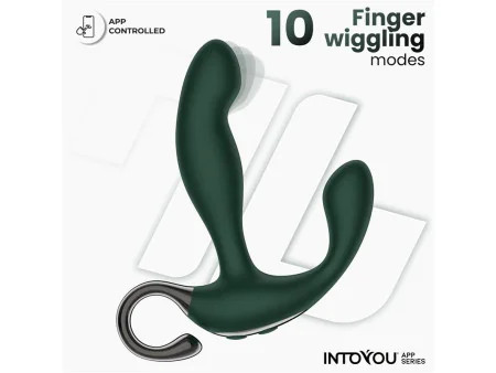 Greeny Masajeador Prostatico con Finger Wiggling y App