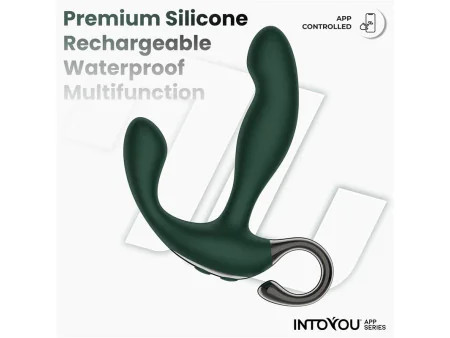 Greeny Masajeador Prostatico con Finger Wiggling y App