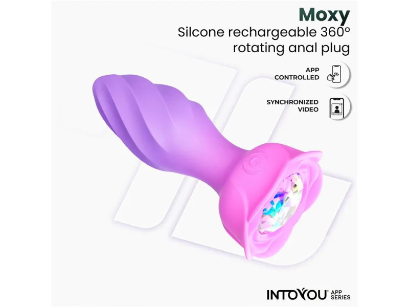Moxy Plug Anal con Rotacion 360º con App