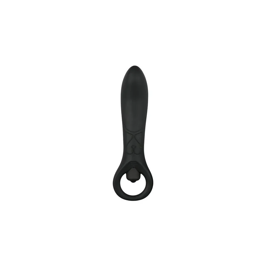 Vibrador Anal Silicona Negro