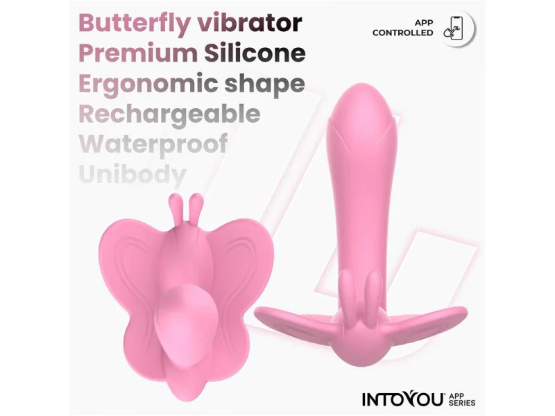 Wingy Estimulador Mariposa con APP Rosa