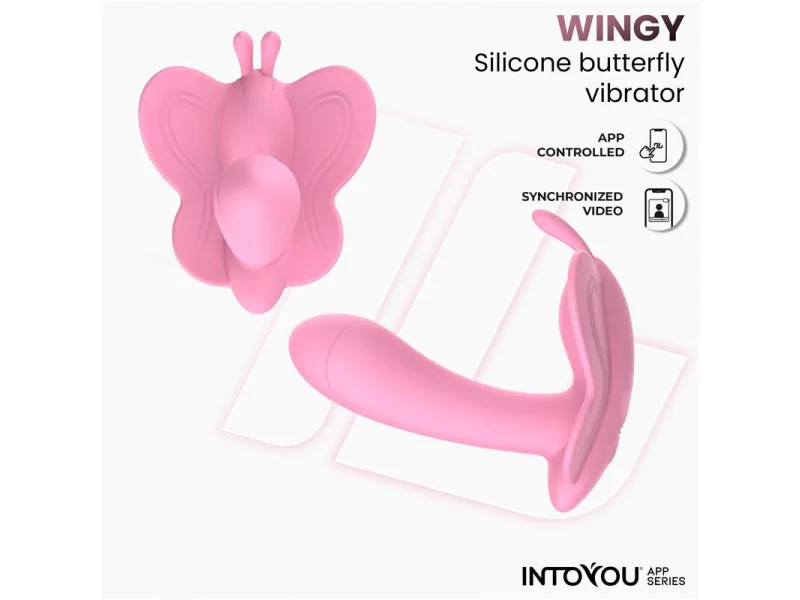 Wingy Estimulador Mariposa con APP Rosa