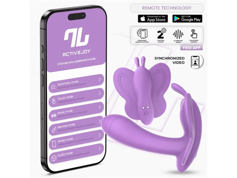 Wingy Estimulador Mariposa con APP Lavanda
